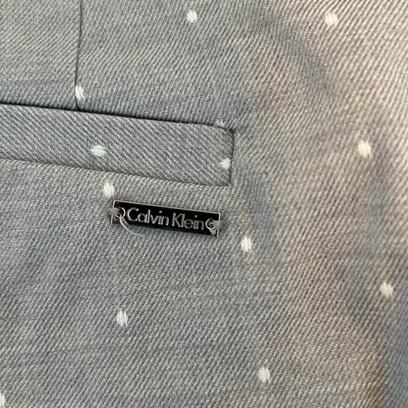 Calvin Klein Pressed Polka Dot Trousers - Picture 2 of 5